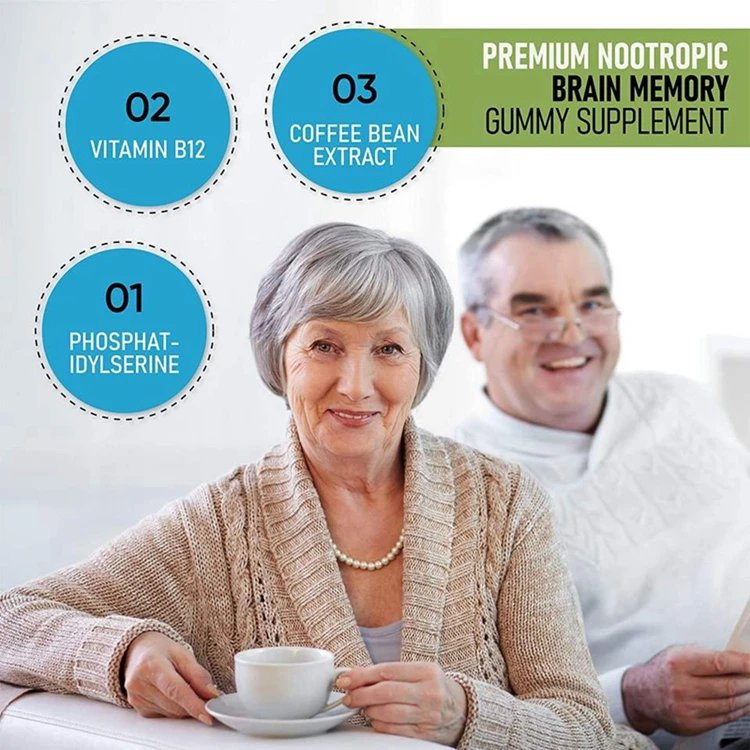 OEM Natural Memory Enhancement Gummies for Brain Health and Focus
