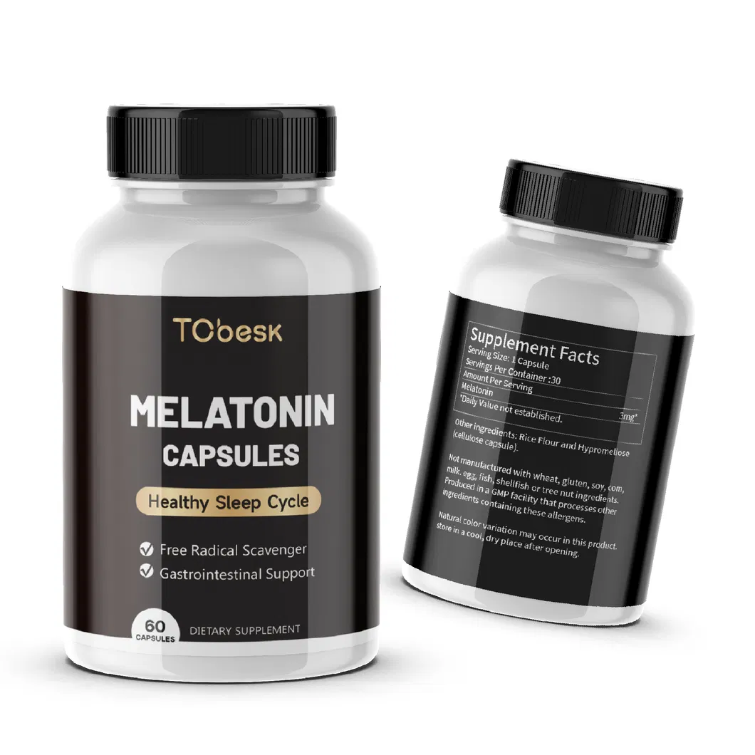 Melatonin Capsules Display