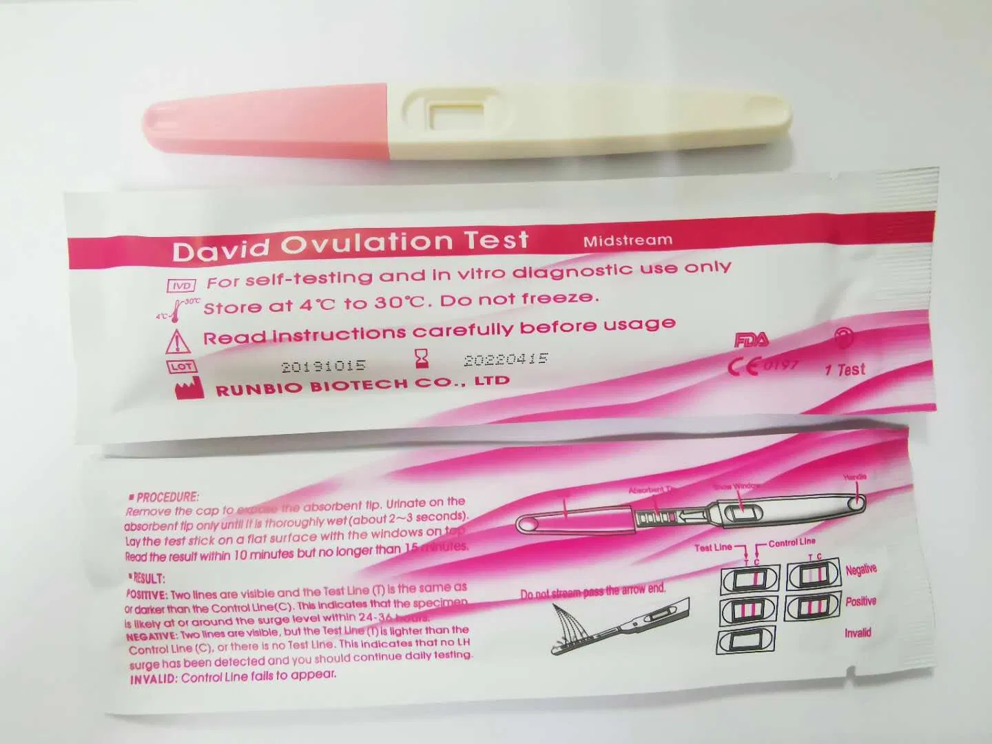 Luteinizing Hormone Ovulation Lh Test Midstream (Colloidal Gold)