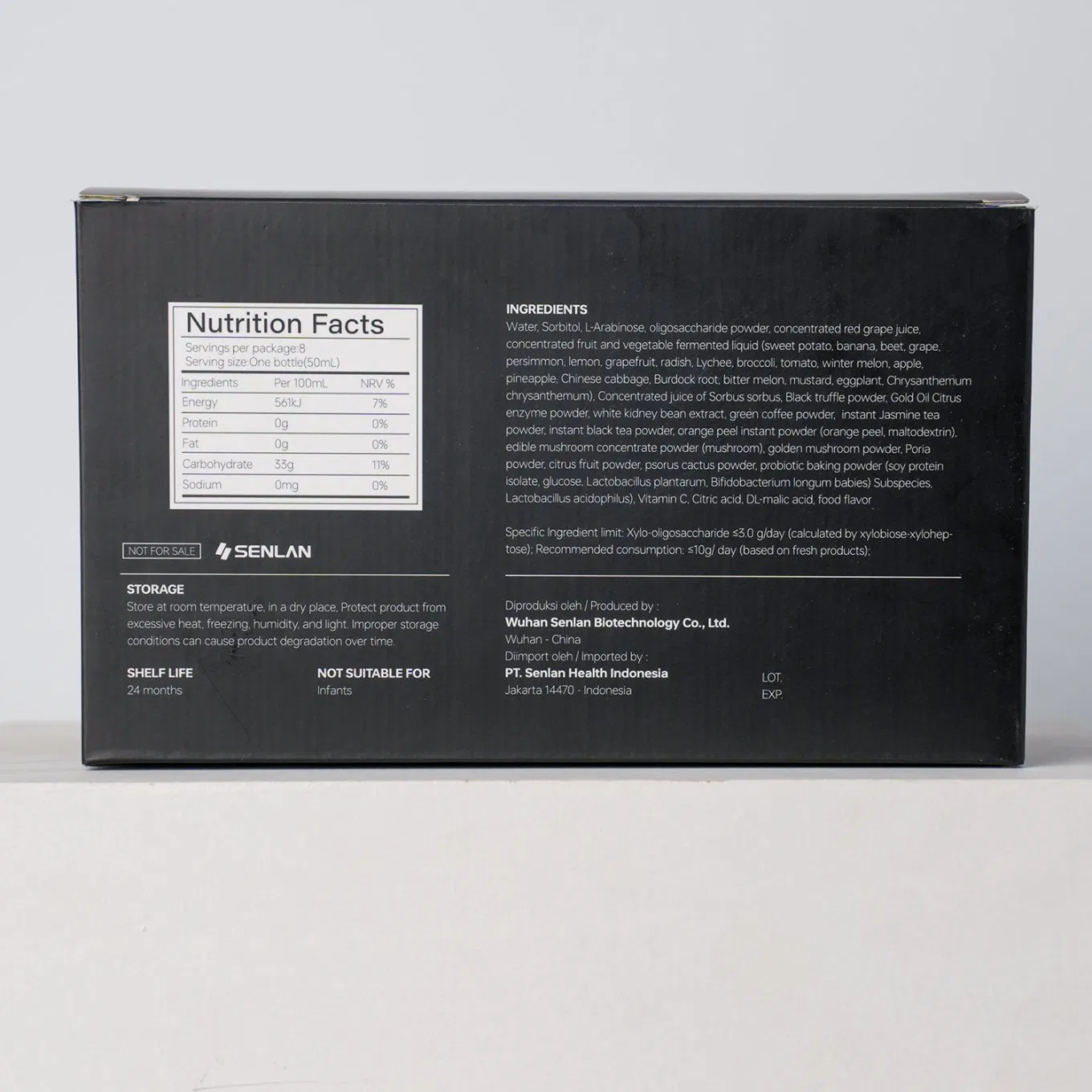 High End Black Truffle and Oil Orange Enzyme Drink Balances Microbiome Promotes Fat Oxidation