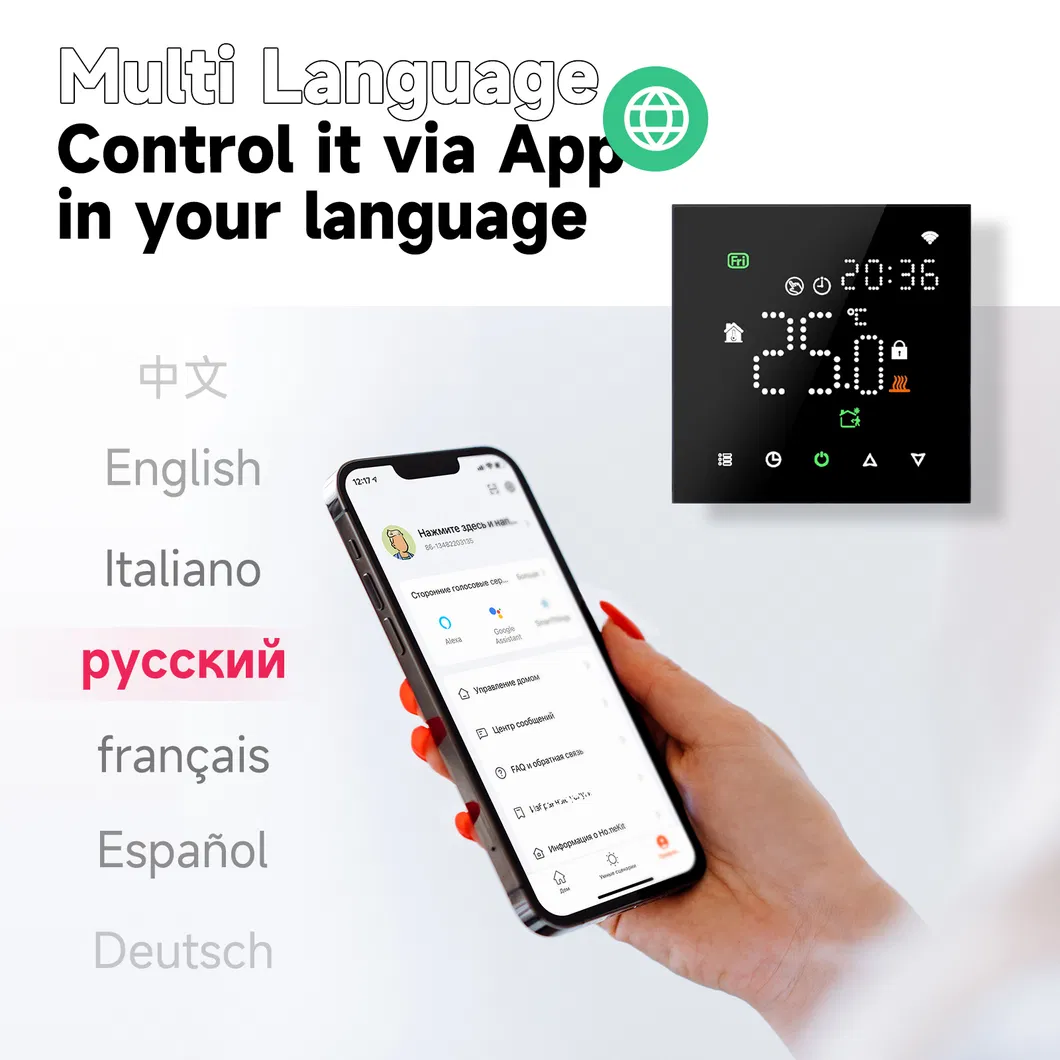 WiFi Thermostat Detail 2