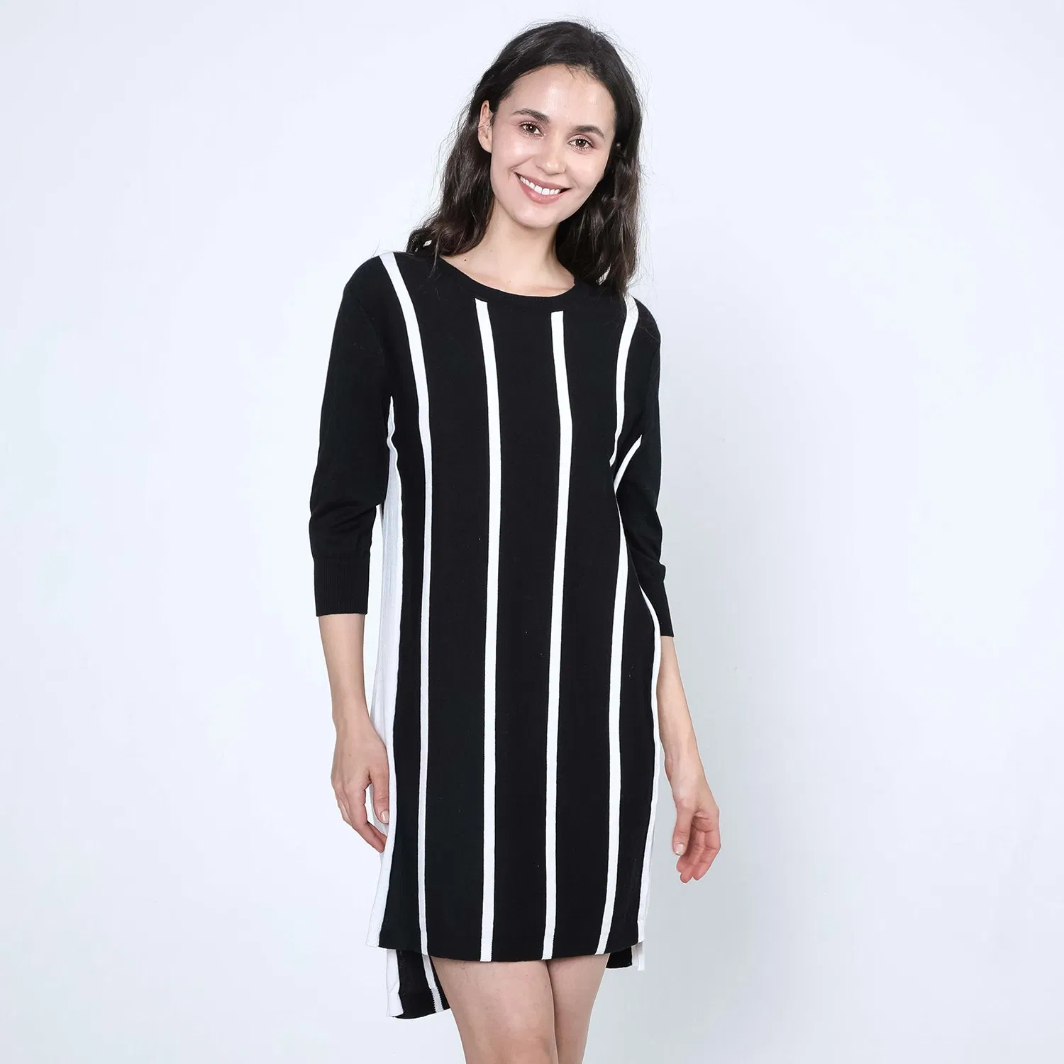 Ladies Fashion 100% Fine Supima Cotton Sweater Dress