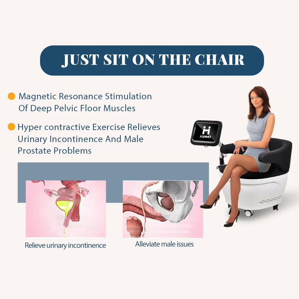 EMS Pelvic Floor Chair Muscle Stimulator Butt Lift Strengthening Postpartum Repair Pelvic Floor Chair