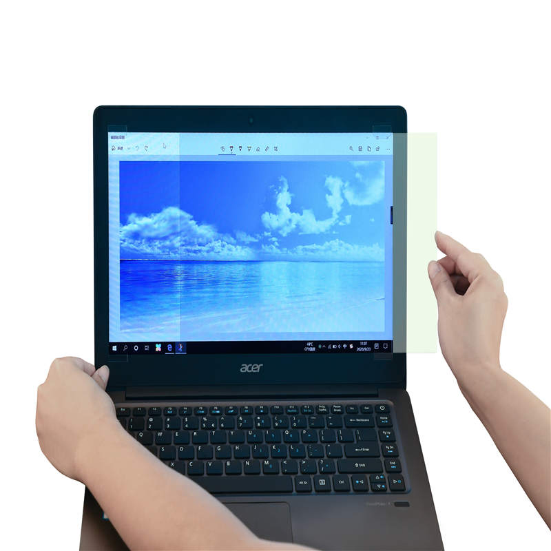 Anti Blue Light Screen Protector for TV, Filter out Blue Light That Relieve Computer Eye Strain Pet Blue Light Blocking Film