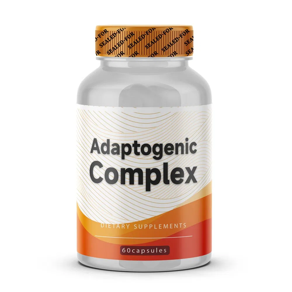 Dietary Supplement Relax Body and Mind Natural Adaptogenic Complex Capsules