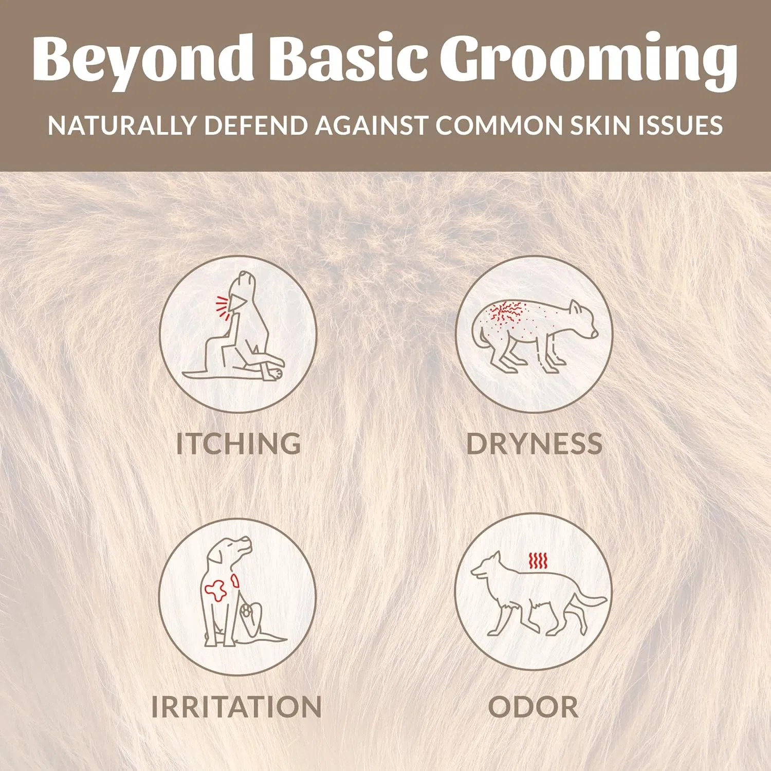 OEM/ODM Natural Skin Microbiome Support Sulfate-Free Avocado Oil &amp; Argan Oil Pet Probiotic Conditioner Pet Shampoo