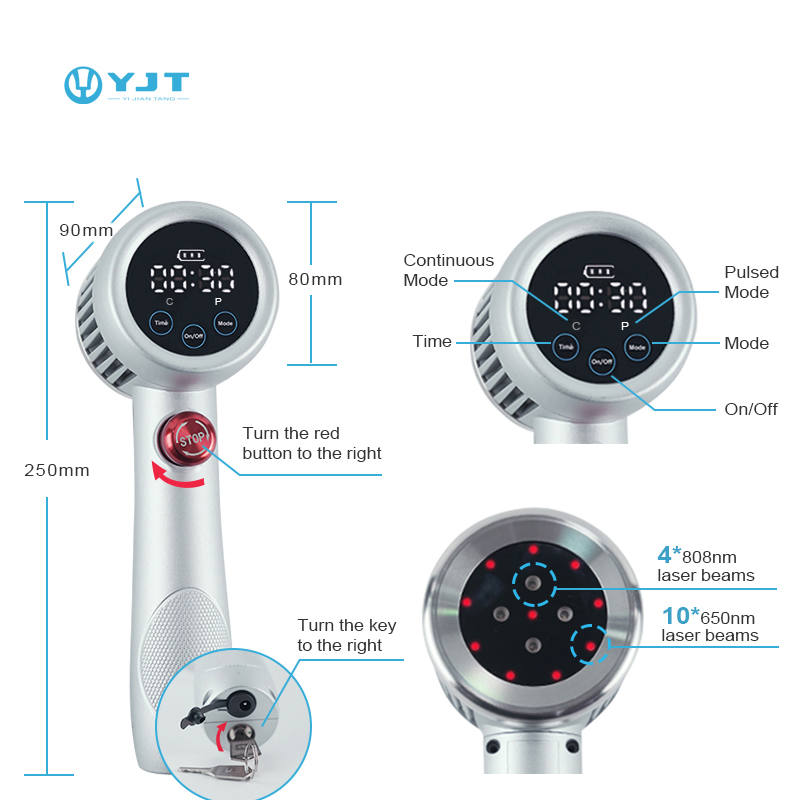 2024 New Model Big Power 2300MW Cold Laser Therapy Lllt Low Power Laser for Pain Management