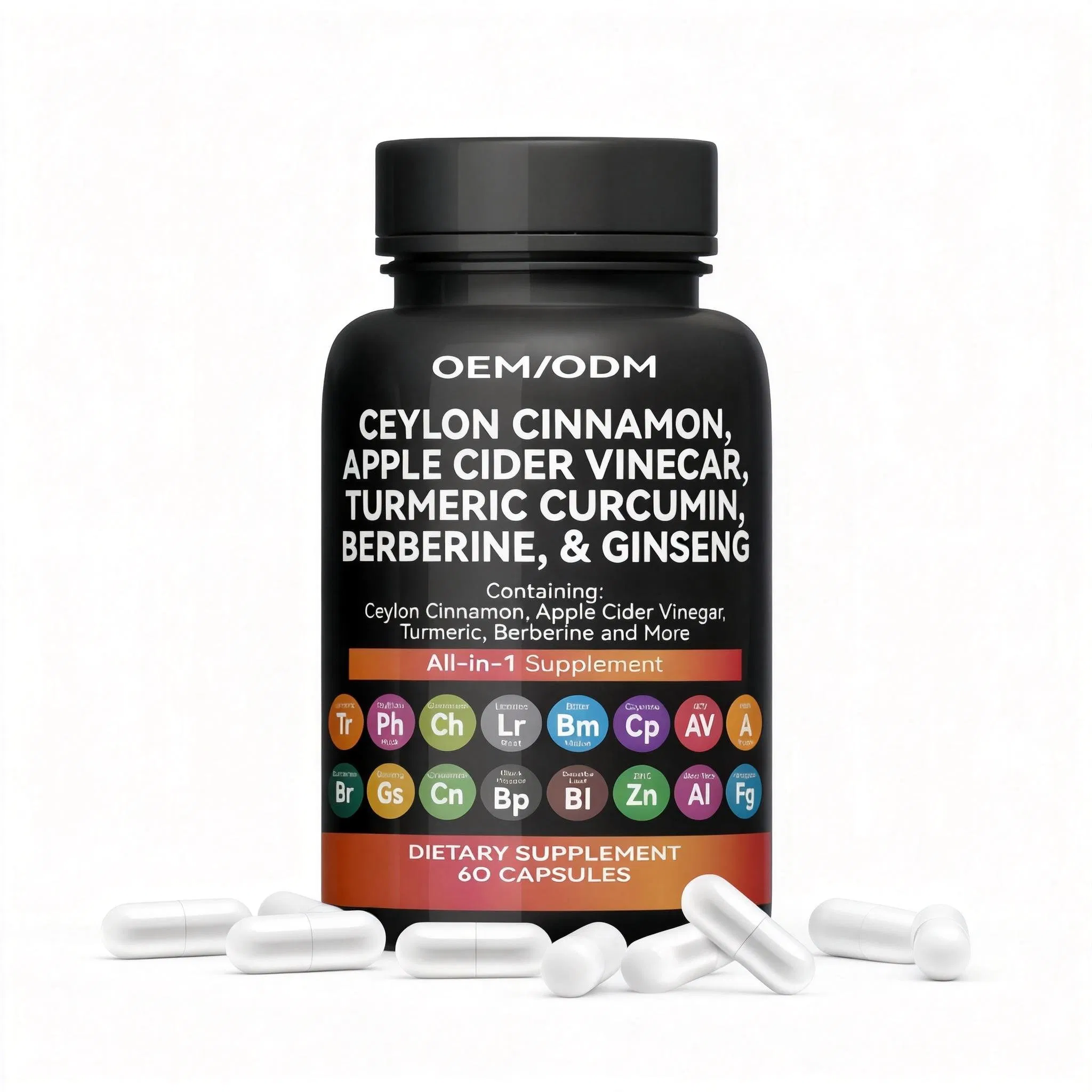 Marine Collagen Fish Skin &amp; Beauty Capsules Private Label OEM Functional Products +Zinc/Hyaluronic Acid/Biotin