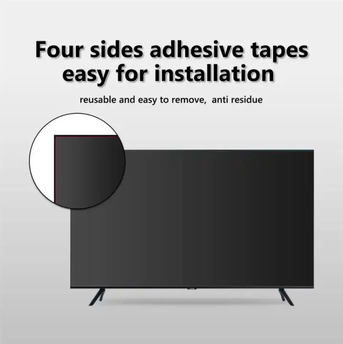 Anti-Blue Light Eye Protection Reduce Eye Fatigue and Eye Strain 32-75 Inches TV Screen Protector