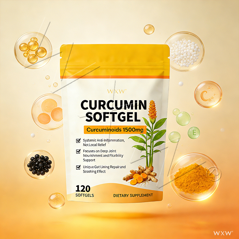 Unique Gut Lining Repair Curcumin Softgel with Flexibility Support
