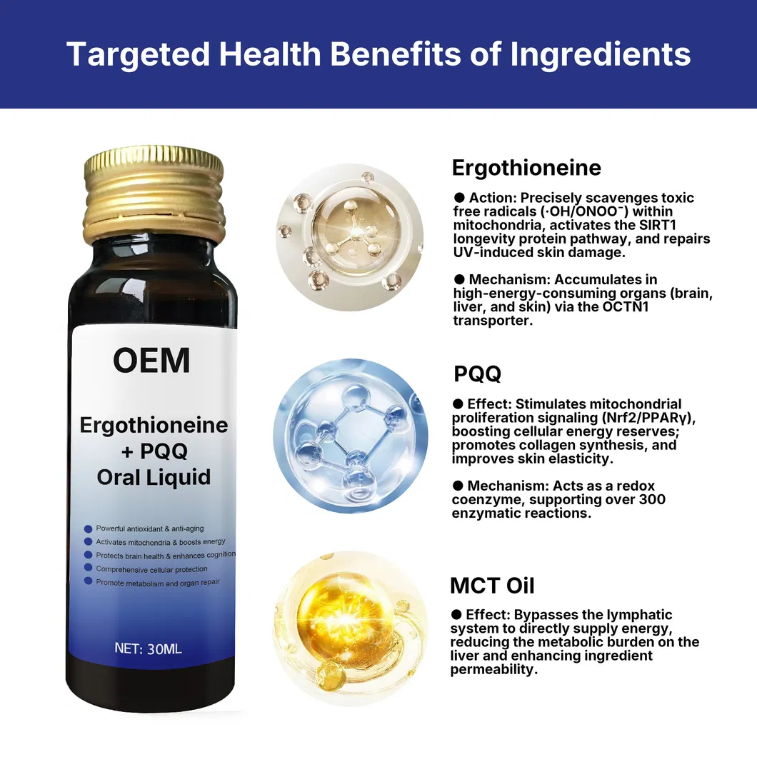 Ergothioneine PQQ Oral Liquid 4