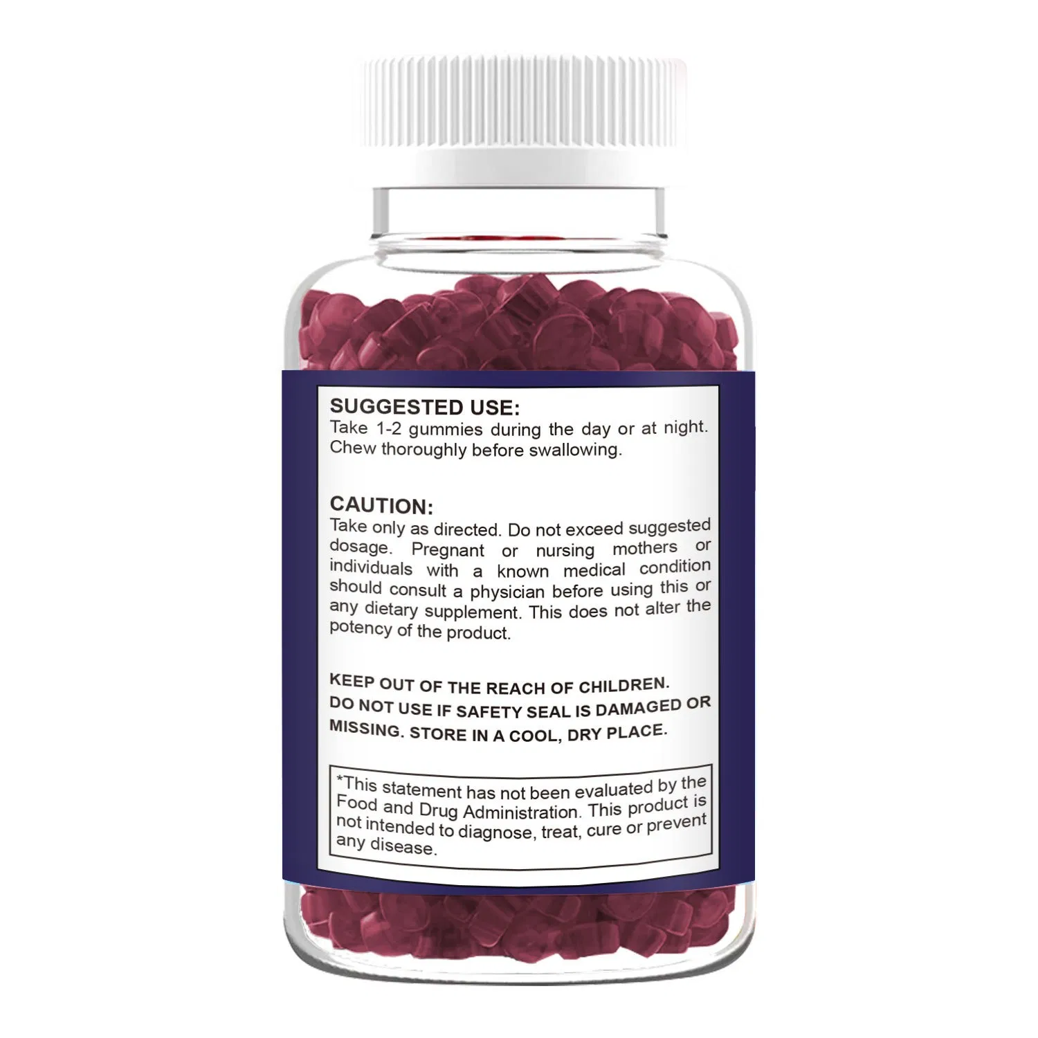 OEM Private Label Melatonin Guimmies Supports Health Circadian Rhythm Nervous System