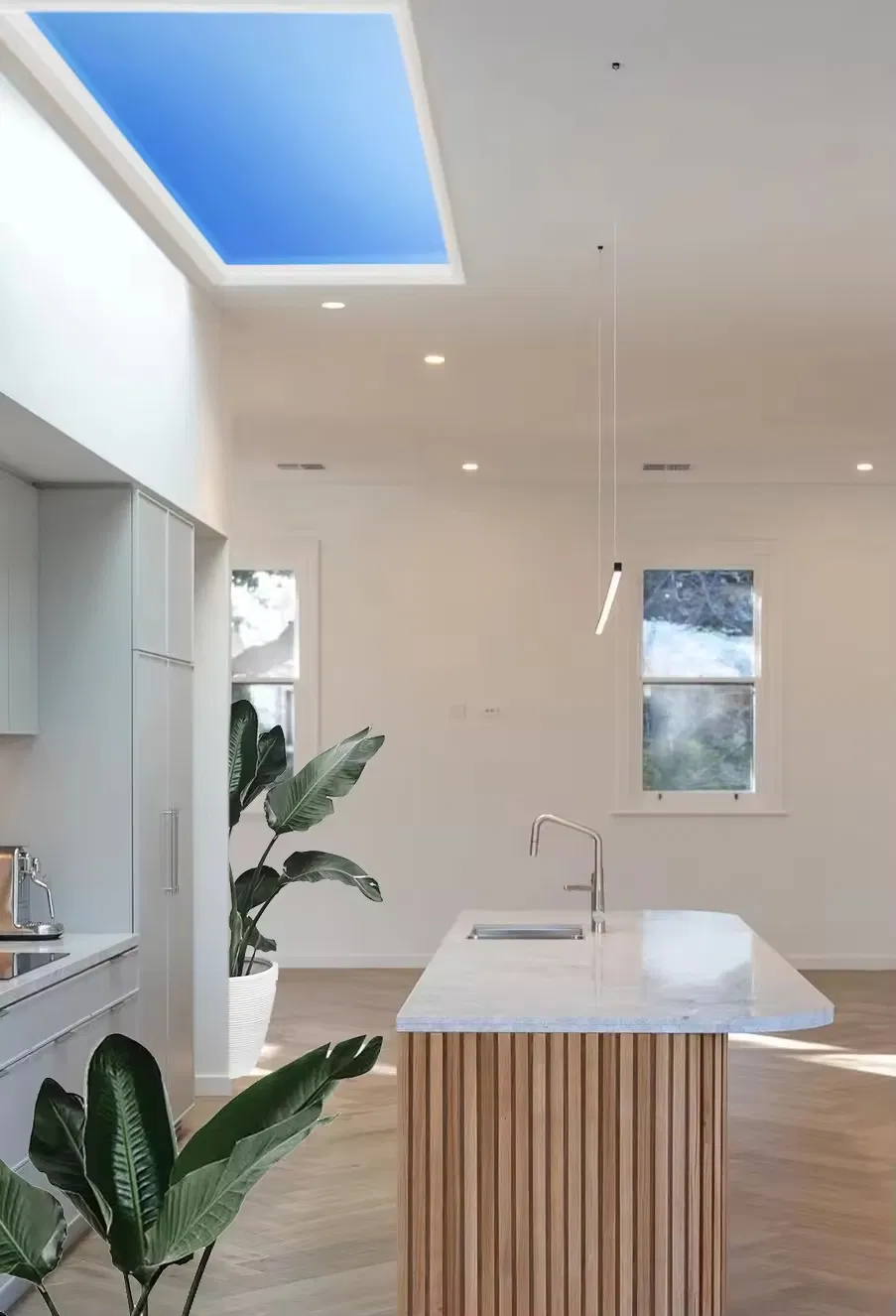 LED Square Panel Light Circadian Rhythm Blue Sky Natural Sunlight Artificial Skylight