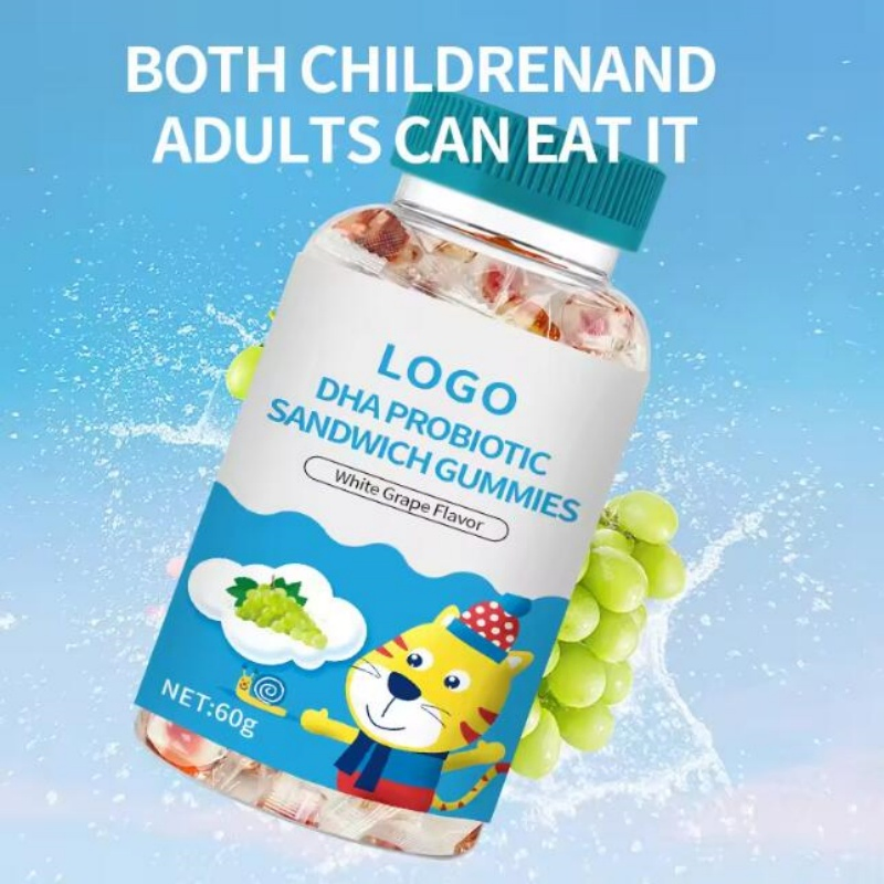 Multivitamin Gummy Probiotic Gummies for Kids Gut Health Balance Microbiome Dietary Supplement