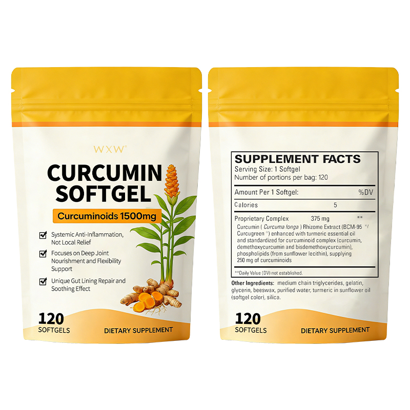 Unique Gut Lining Repair Curcumin Softgel with Flexibility Support