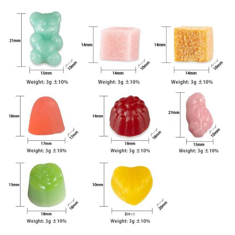 Multivitamin Gummy Probiotic Gummies for Kids Gut Health Balance Microbiome Dietary Supplement