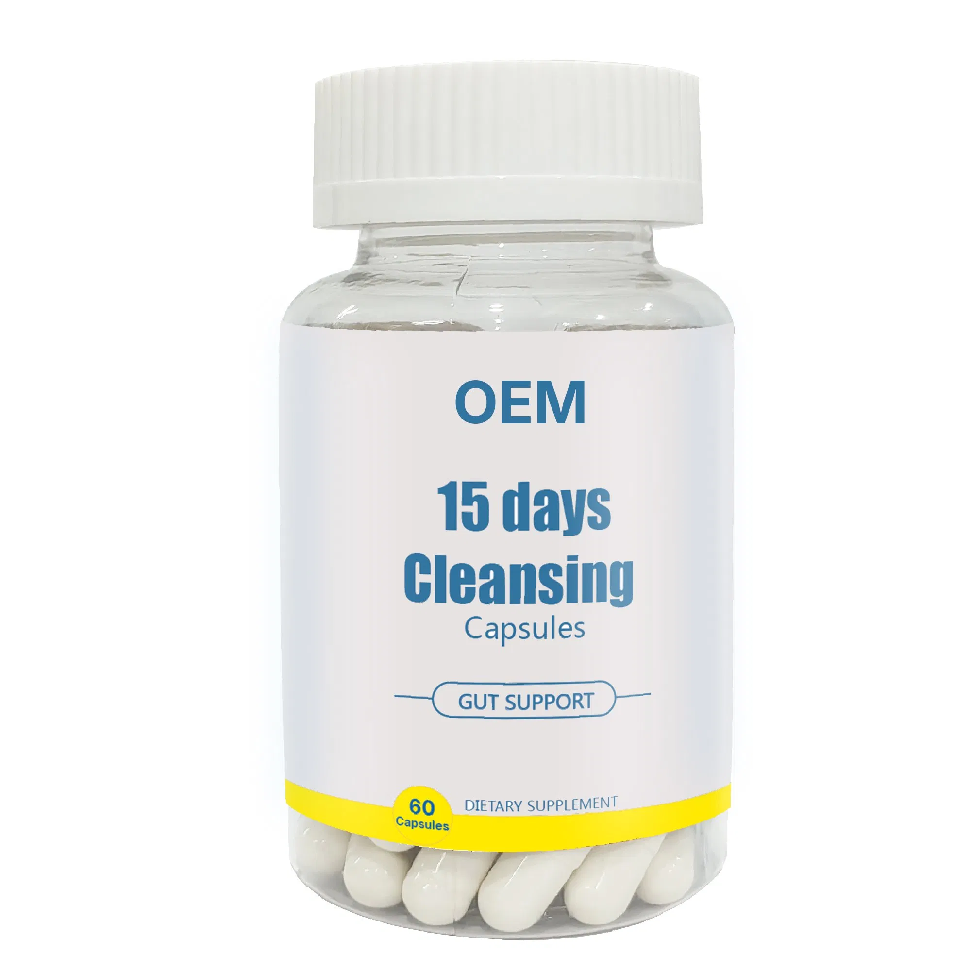 OEM Cleansing Capsules Detox Gut and Colon Intestinal Cleansing Expelling Fat Promote Gut Health Improves Digestion Colon Weight Management