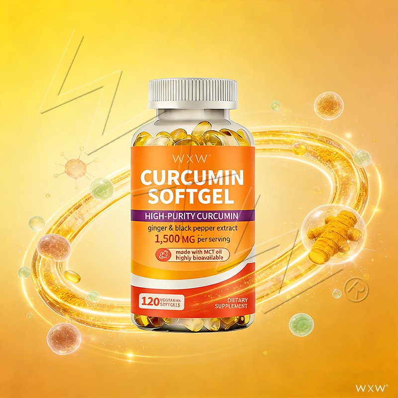 Premium Curcumin Softgels for Enhanced Joint Flexibility and Comfort