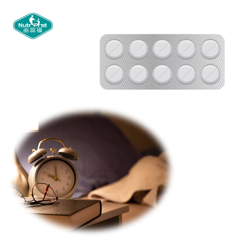Nutrifirst Customized Milk Peptide Melatonin Sleep Quality Chewable Tablets for Circadian Rhythm