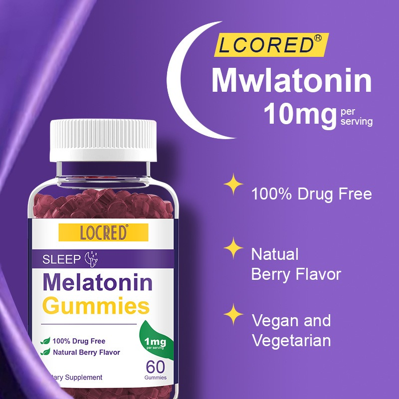 OEM Private Label Melatonin Guimmies Supports Health Circadian Rhythm Nervous System