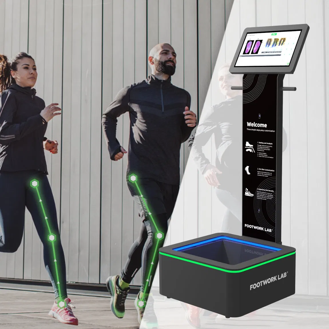 Foot Care Equipment Postural Scanning System for Full Body Alignment