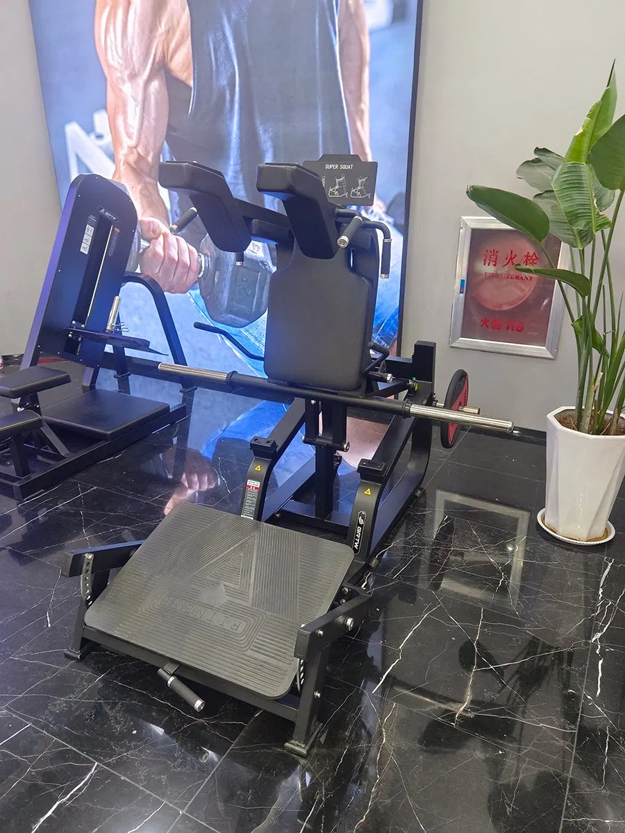 Squat Machine Gym Equipment Super Hack Squat Leg Training Commercial Multi Functional Fitness Equipment