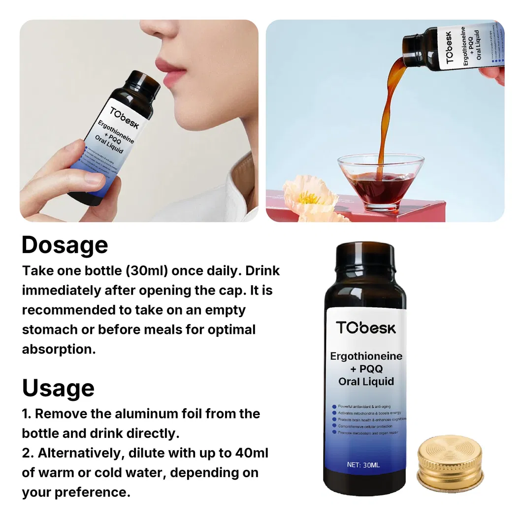 Ergothioneine PQQ Oral Liquid Benefits