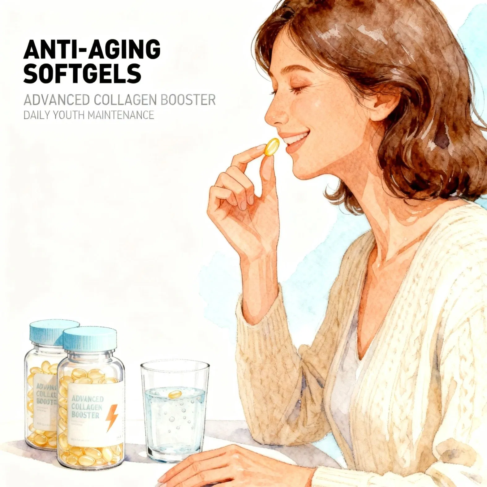 Sirtuin-Activating Longevity Softgels with Resveratrol, Quercetin &amp; Green Tea Extract