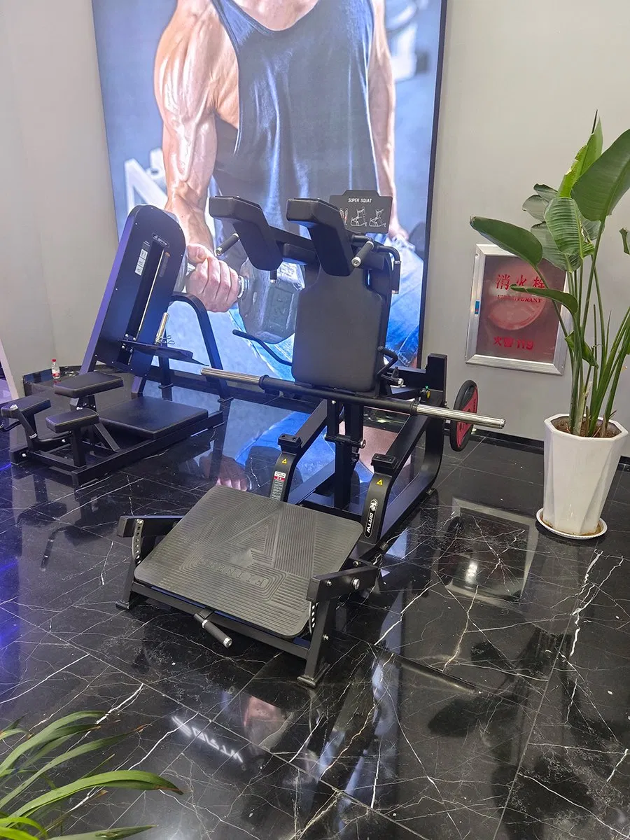 Squat Machine Gym Equipment Super Hack Squat Leg Training Commercial Multi Functional Fitness Equipment