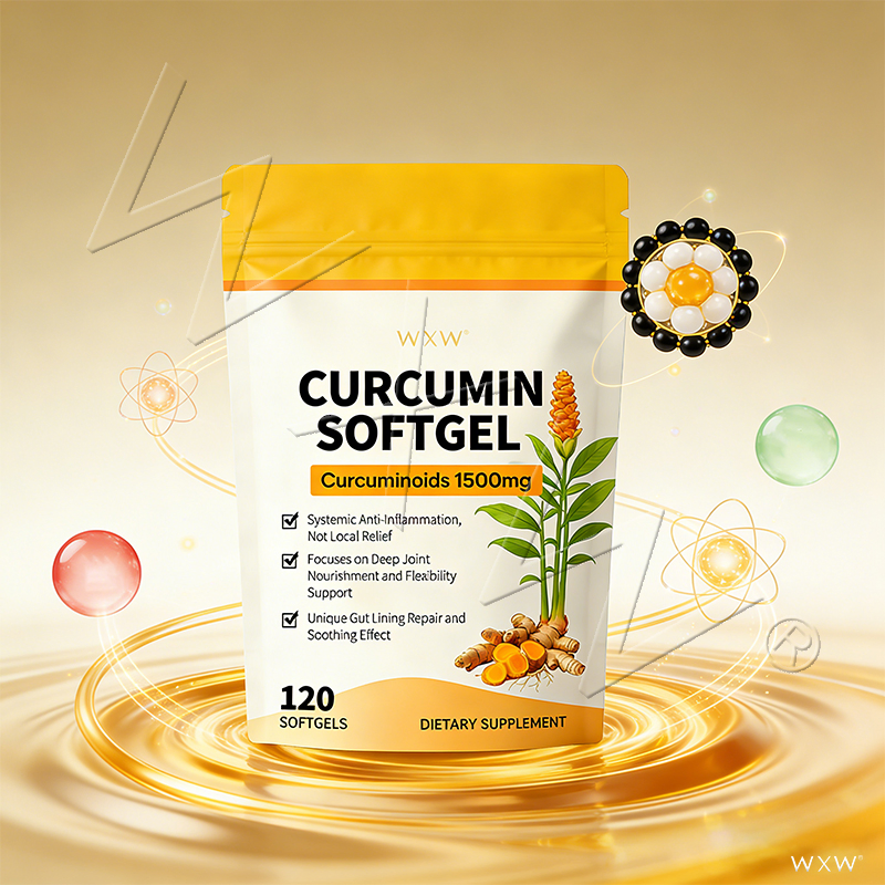 Unique Gut Lining Repair Curcumin Softgel with Flexibility Support