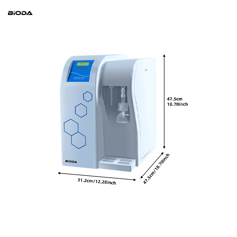 New Design Ultrapure Water Quality Monitoring 30L Water Purification System for Lab
