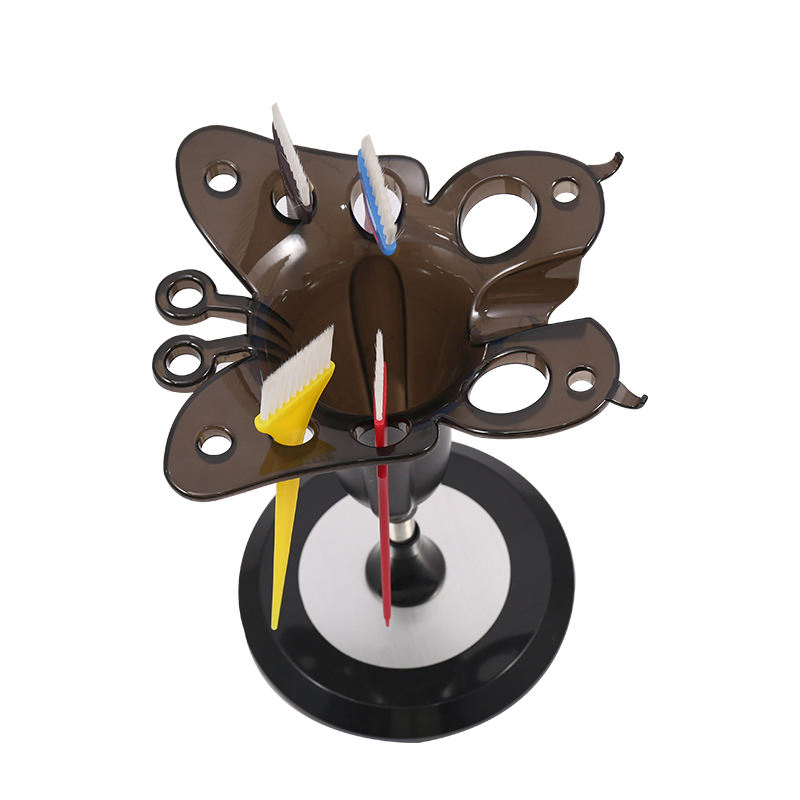 Professional Beauty Salon Equipment Hair Dryer Bracket Mulit Functional Barber Table Storage Rack Hair Dryer Stand Holder