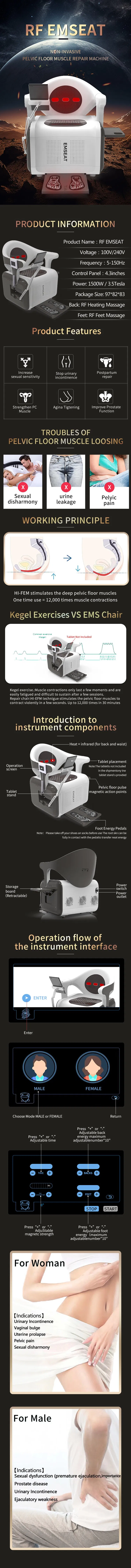 EMS Pelvic Floor Machine