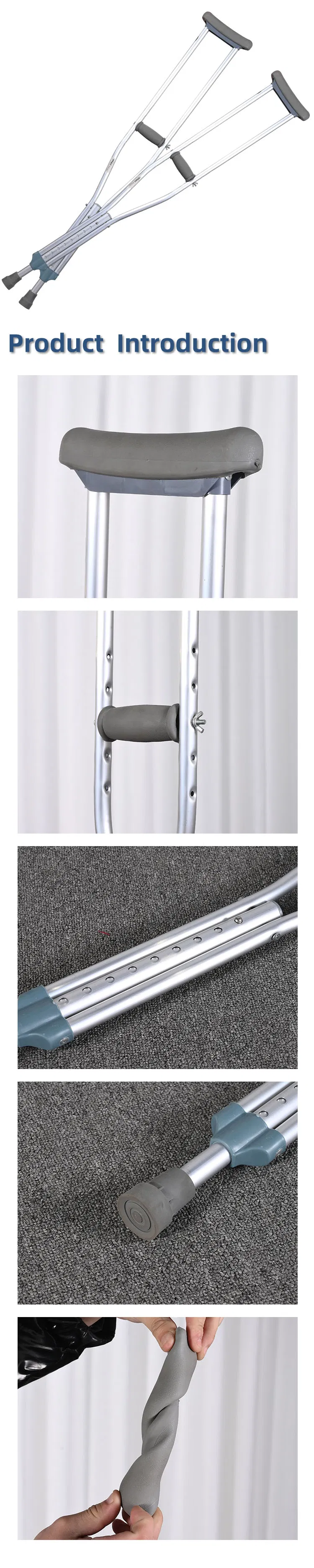 Medical Adjustable Underarm Crutch Detail 1