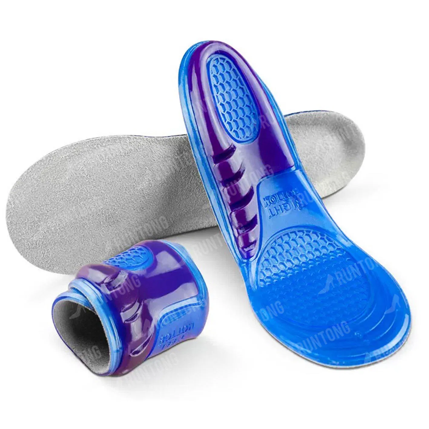 Sports Silicone Gel Shock Absorption Shoe Insert Comfort Gel Motion Insole