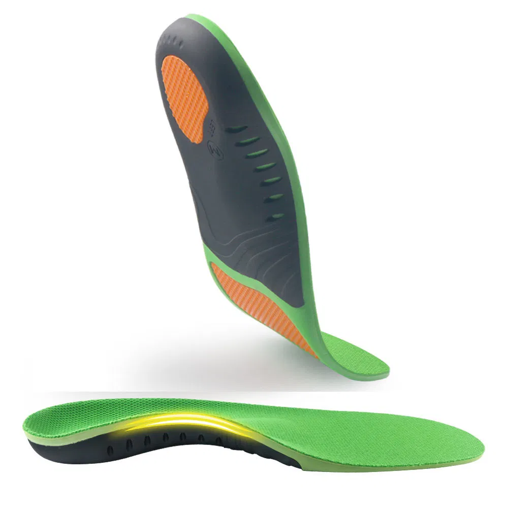Foot Support Shoe Insole Heel Insert Pad Custom PU Arch Support Sports &amp; Insoles Orthotics Insole Supports