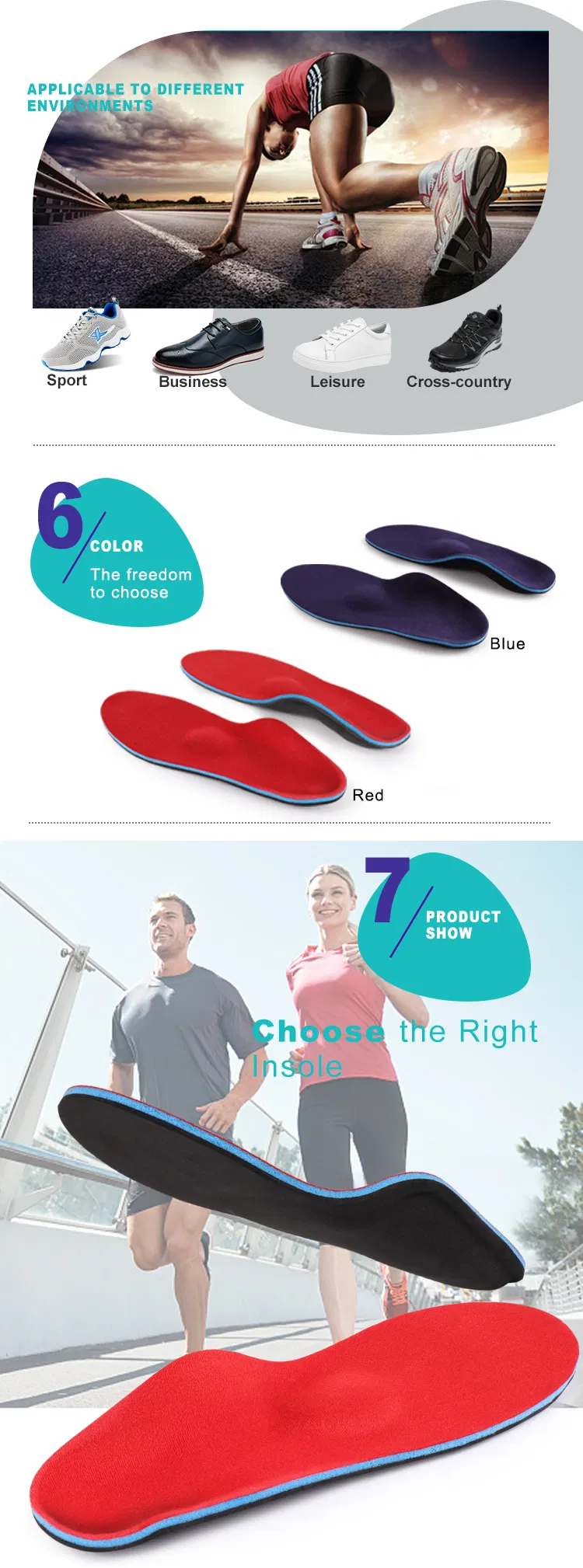 EVA Orthotics Insoles 6