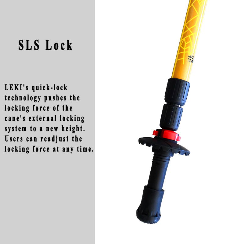 Durable Telescopic Climbing Equipment Nordic Walking Trekking Stick Poles