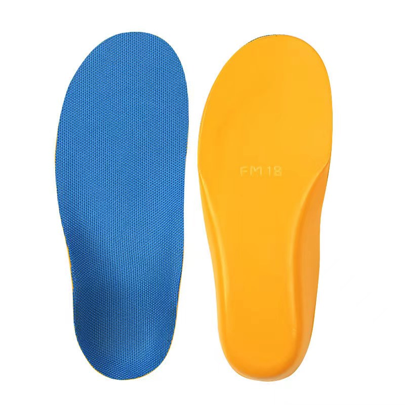 Children's Internal and External Xo Leg Type Flat Foot Support Orthopedic Insoles.