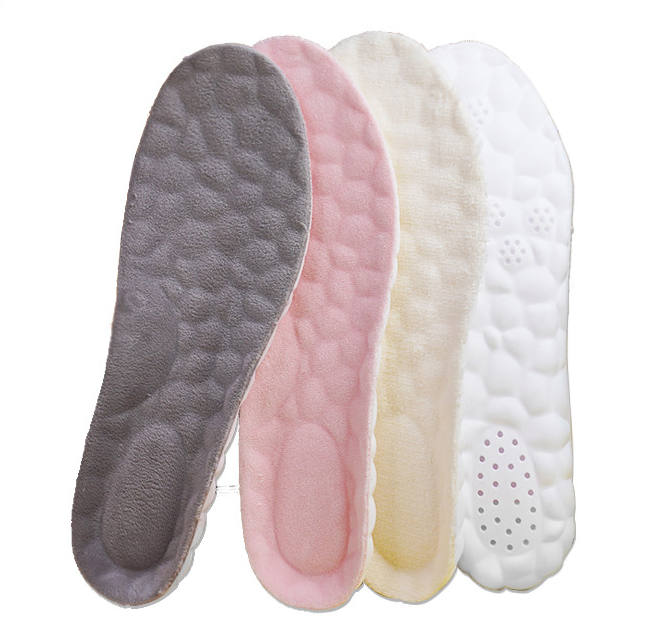 Winter Sweat Absorption Odor Prevention Breathability Sports Shock Absorption and Warmth Insoles
