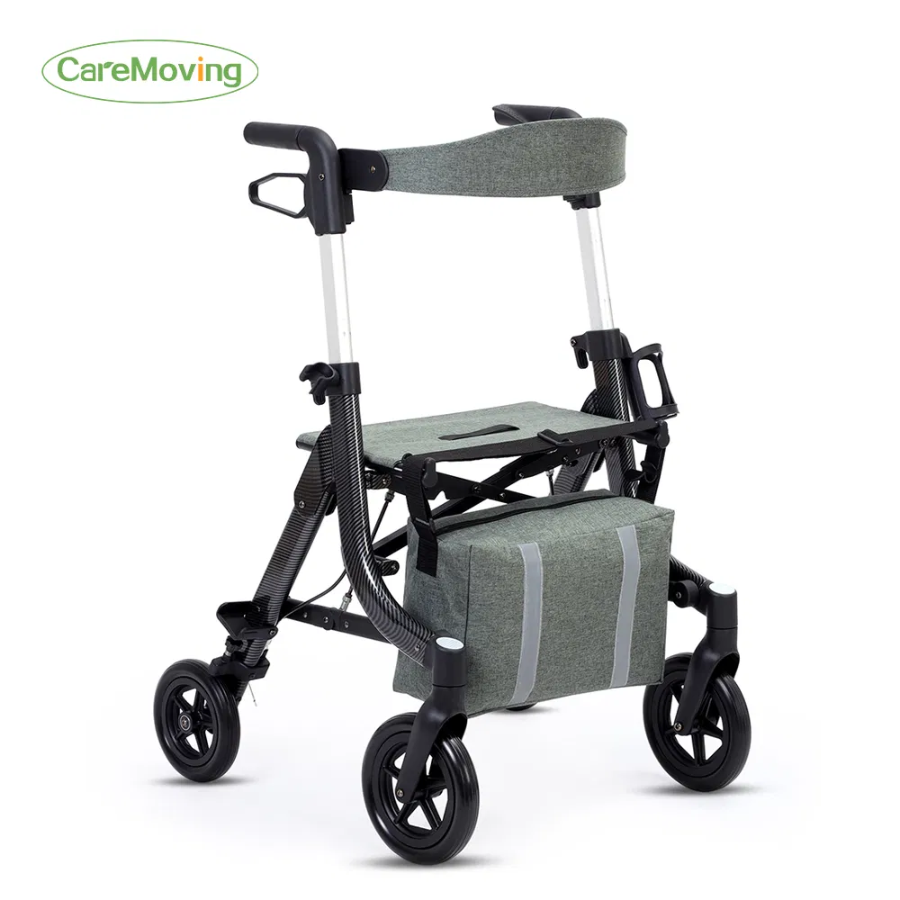 Aluminium Alloy Mobility Walker, Four Wheel Design, Mobility Aids Equipment, Disability Walker