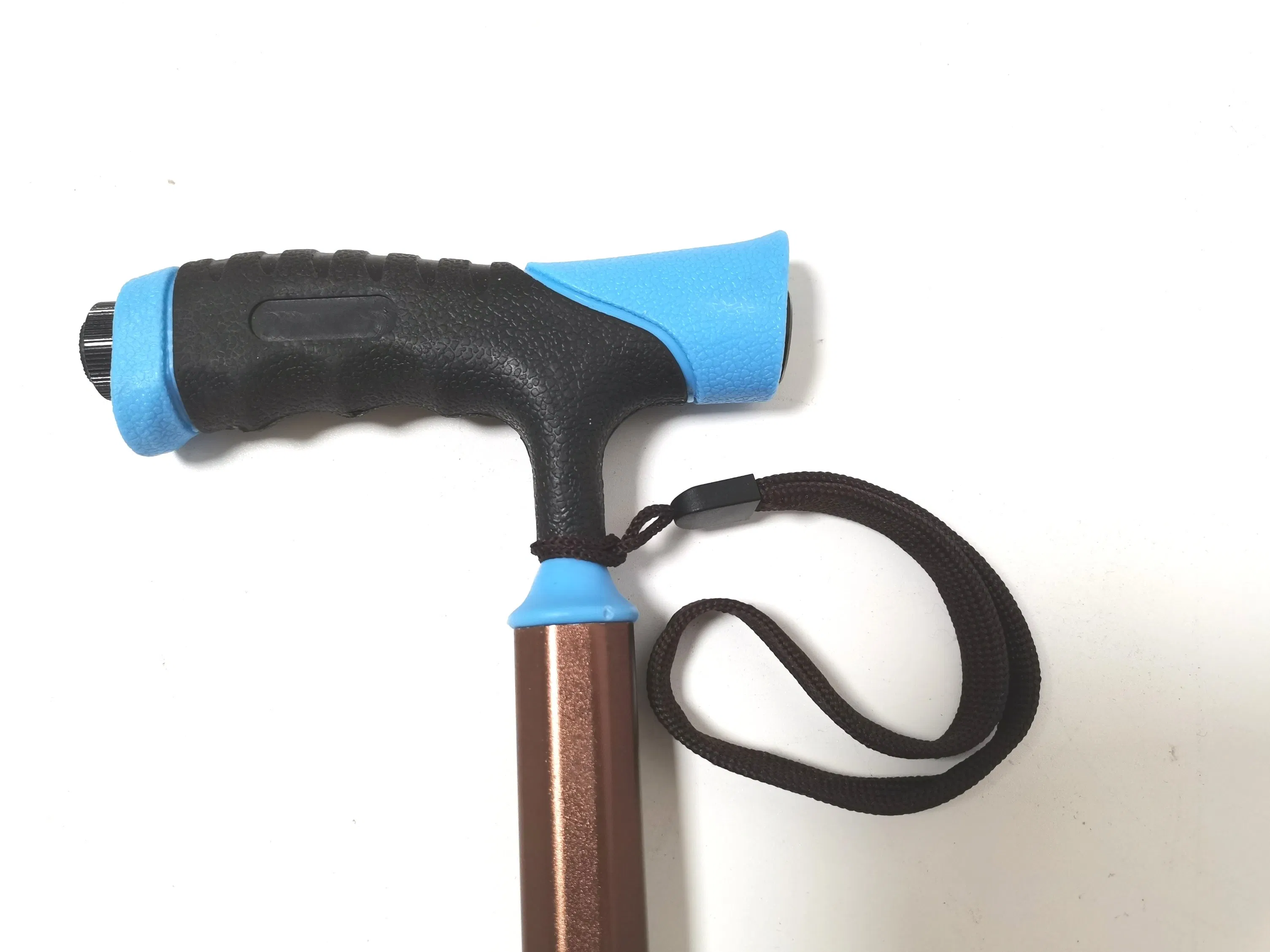 Folding Walking Cane Portable, Telescopic with LED Light, Single Cane-Quad Cane Changeable