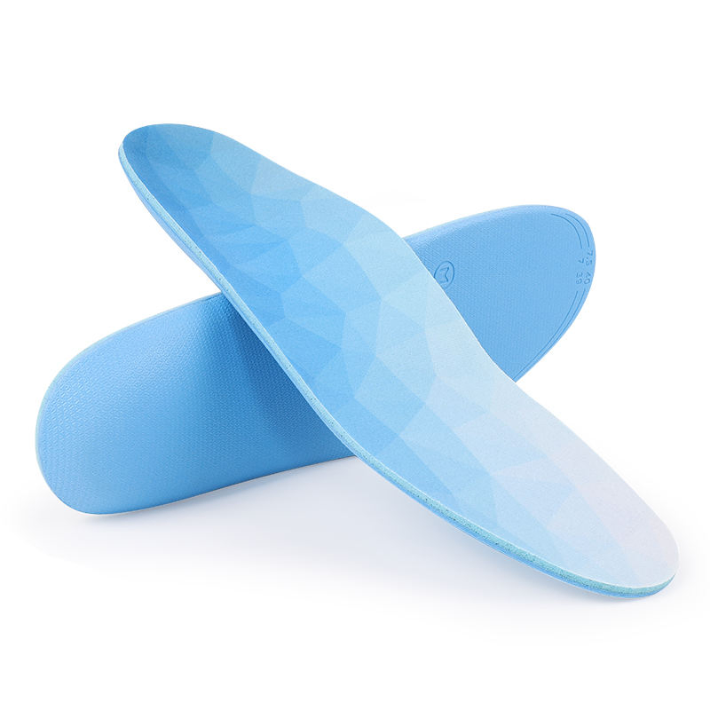 Wholesale Orthotic Flat Foot Corrective Arch Support Unisex Sports Shock Absorption Breathable Tailoring Orthopedic Insoles