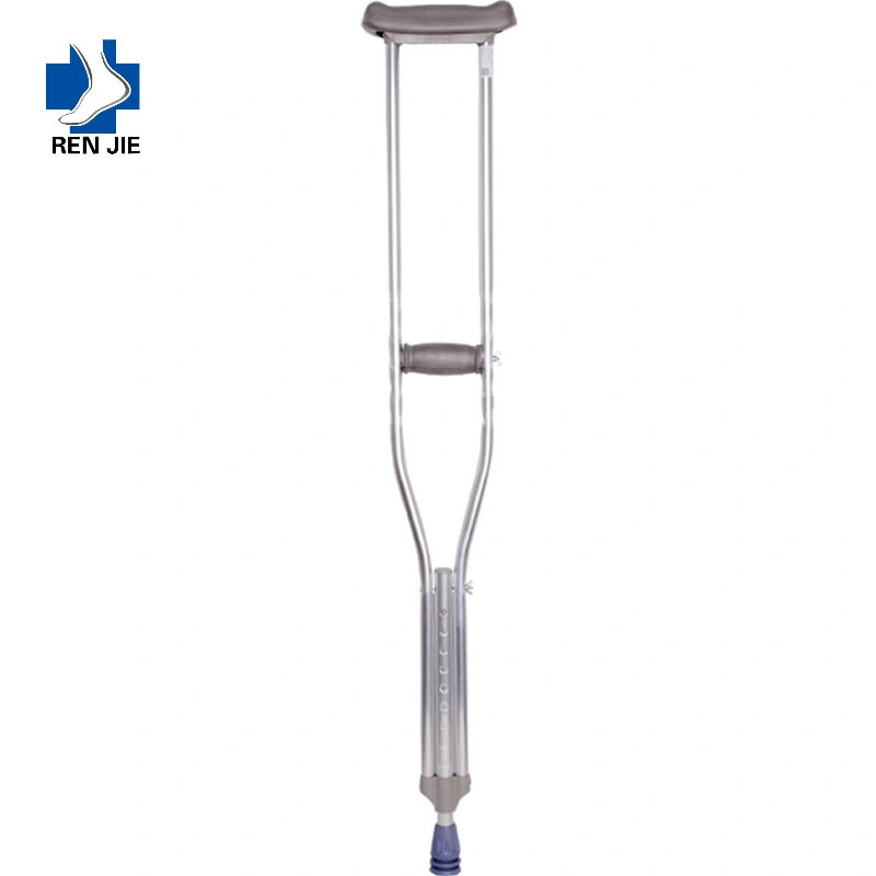 Adjustable Walking Aid Underarm Crutch Basic Adjustable Adult Hospital Aluminum Walking Cane