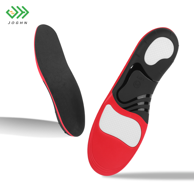 Joghn Orthopedic Foot Pain Relief Flat Foot Arch Support PU Orthotics Insole