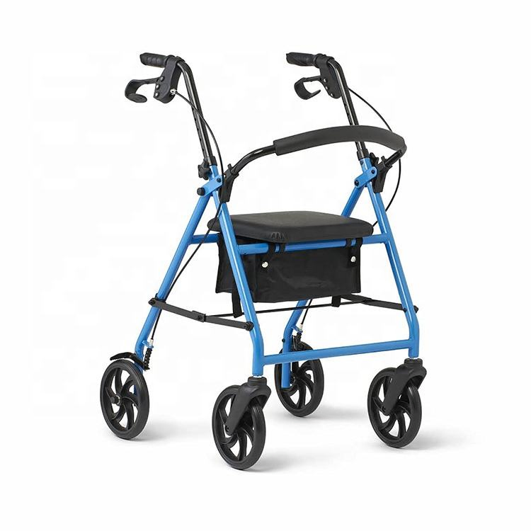 Lightweight Aluminum Walking Aid Rollator Walker for Enhanced Mobility