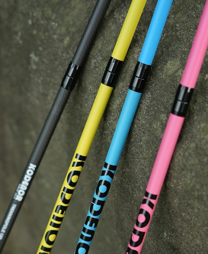 Custom Lightest Foldable Carbon Trail Running Poles for Hiking