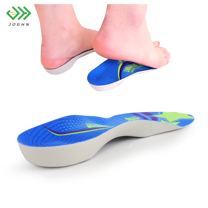 Joghn High Elastic Women Flat Foot Orthopedic 3/4 Length Orthotics Insoles Manufacturer