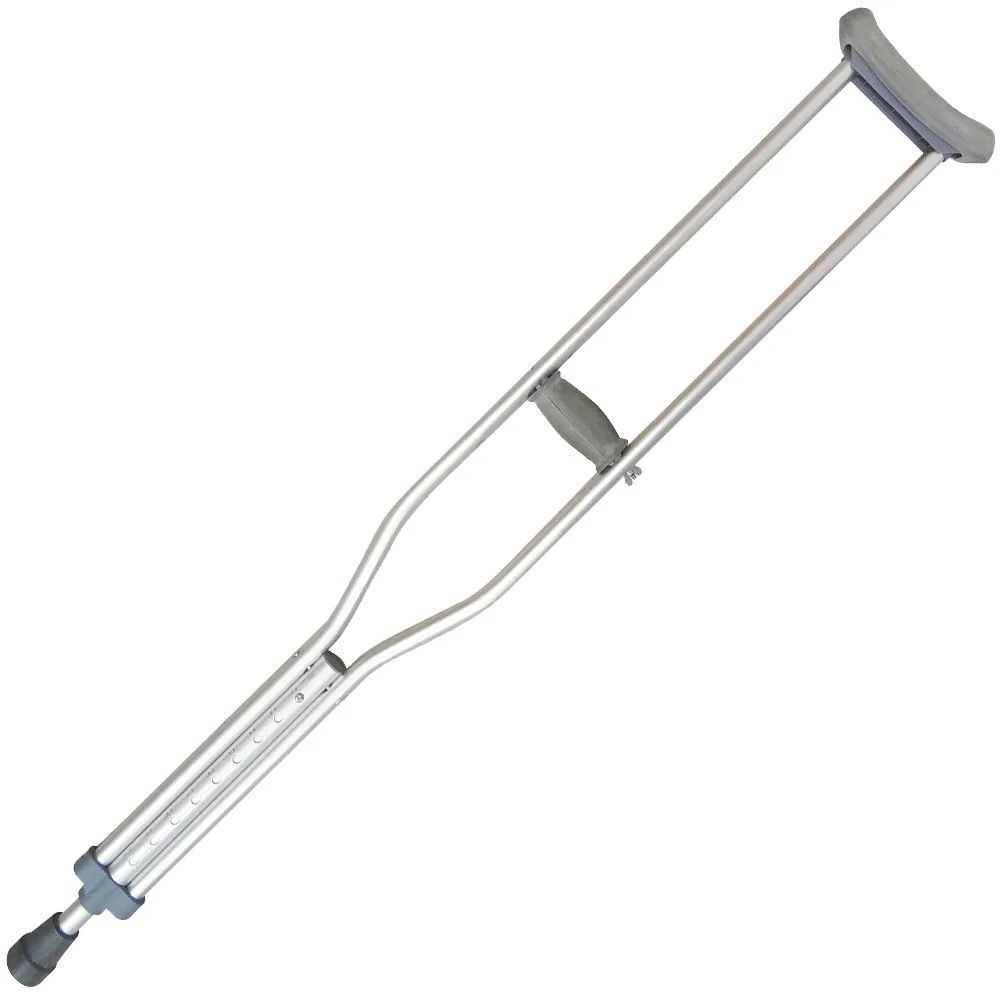 Rollator Walker Underarm Crutch Basic Adjustable Adult Hospital Aluminum Walking Stick