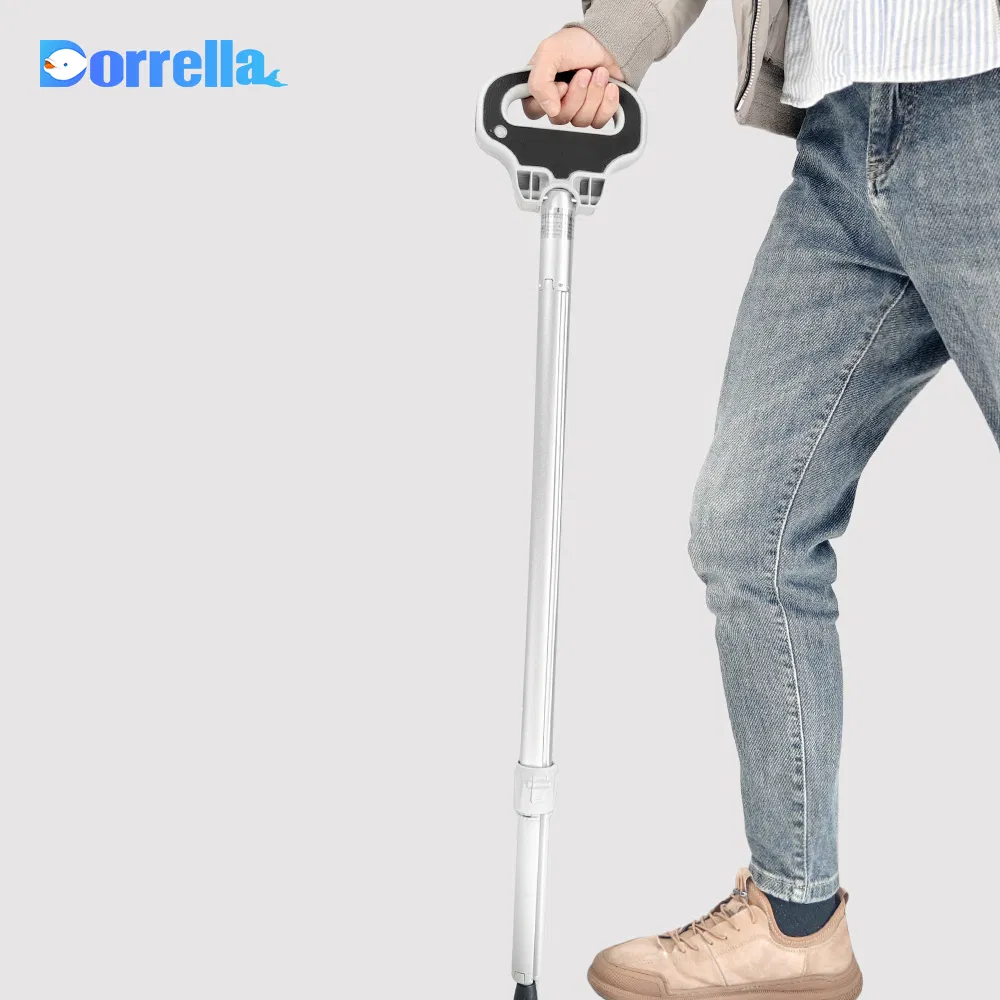Aluminum Adjustment Elderly Forearm Crutch Stool Cane Cane Chair Telescopic Walking Stick Mountain Underarm Crutches Walk Hands Free Crutches